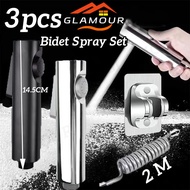 [SG] 3pcs Bidet Spray Set Toilet Bidet Toilet Spray Gun Bathroom Sprayer Holder stainless steel Toilet Spray Gun
