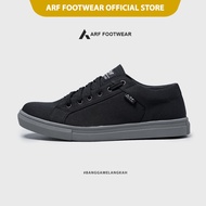 LOKAL ARF Vega Black Grey Casual Sneakers Black Grey Men Women Distro Casual Local Shoes ID