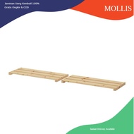 [HOME] Hejne AMBAL contains 2 pcs, size 77x28cm, wooden shelf, cupboard shelf, wooden cupboard - MS