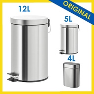 dustbin stainless steel Pedal/Step Bin/ Trash Bin/Dustbin/Household/Home/Office Bin with Soft Close