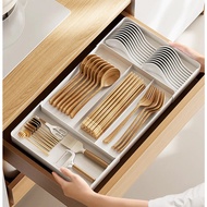 Expandable Drawer Organizer Versatile Adjustable Organizer Cutlery Tray For Kitchen Drawer Spoons Fo