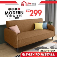 LIKE BUG: Modern Sofa Lazzo 515 Durable 3 Seater Foldable Sofa Bed Design / sofa bed / sofe 3 seater 4 seater