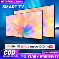 Smart TV 32 inch Android TV EXPOSE 4K Android TV murah LED Television 43 inch Digital TV 3 years warranty