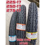 FKR TYRE TAYAR 17 Tube Type HT100 225-17 250-17 275-17 TAYAR (Cutting TT100)