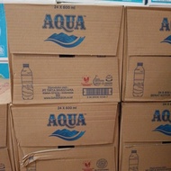 Aqua Air Mineral 600 ml 1 Dus 24 Botol