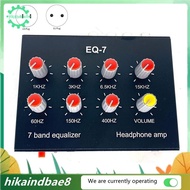 [hIkAi] EQ-7 Audio Signal Headset Amplifier 7-Band EQ Equalizer 2 Channel Digital Sound Equalizer +1