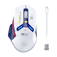 Chuột không dây Bluetooth Gaming Inphic IN9 3 chế độ kết nối pin sạc có App tùy chỉnh 10.000 DPI Led