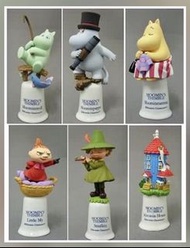 購自日本 開封美品 海洋堂 姆明 Monmin’s Tea Time Thimble 手指套公仔 史力奇 阿美 (A1) Moomin Re ment
