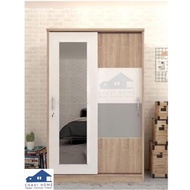 lemari pakaian lemari baju geser pintu slide mix color olympic
