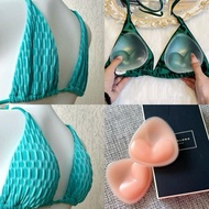 [MissMe] Chest Pad Silicone Invisible Swimsuit Underwear Bra Pad Bra Sponge Bra Padding Insert