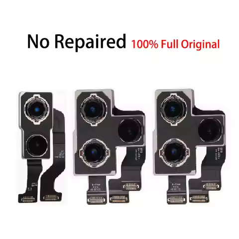 Full Original No Repaired Back Rear Main Camera Flex For iPhone 6 X XR XS 11 12 13 14 15 Plus Pro Ma