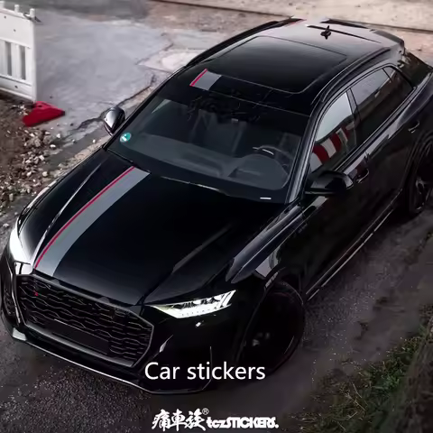 Racing car stickers FOR Audi Q8 RSQ8 Q7 Q5 Q3 body modification fashion sports custom decal accessor