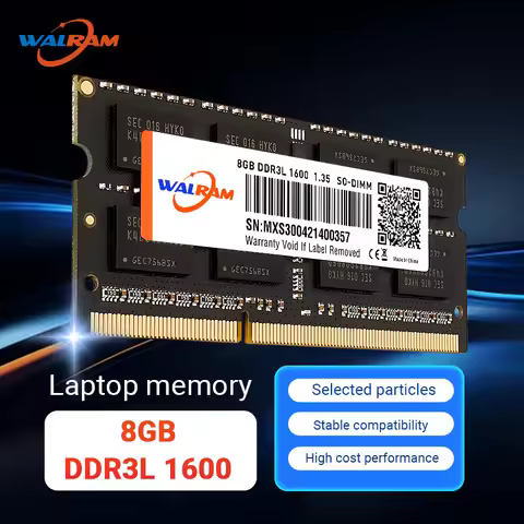 WALRAM DDR3L 8GB Memoria Ram DDR3 1600MHz 1333MHz Sodimm Laptop Ram DDR3 L 4GB 1600 1333 Internal Co