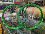 ชุดล้อ YAMAHA FIN115I SPARK115I-135 SPARK NANO ตรงรุ่น+ดุมกระจก+วงล้ออลูมีเนียมเกรดดี+พร้อมขึ้นซี่ลว