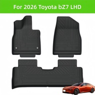 For 2026 Toyota bZ7 Carpet TPE Car Floor Mat/Rear Trunk Mat