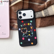 For Huawei Nova 14 13 12 P60 P50 Pro Ultra 9 Nova14 Nova13 Nova12 Phone Case Colorful Line Cat Polka
