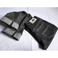 Denim jeans black astra 14oz