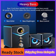 Computer Speakers with Subwoofer 2" Auxiliary Speakers & 3" Wired Subwoofer Bluetooth 5.0 Multimedia