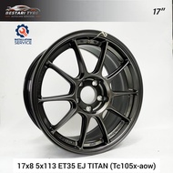 【Installation Available】AOW-TC105X FLOW FORMING 17 INCH 17x8 5x113 ET35 EJ TITAN READY STOCK SPORT R