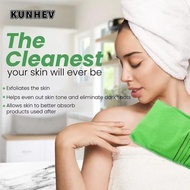 KUNHEV Shower Bath Scrub Glove, Portable Coarse Grain Bath Glove,  Simple Body Scrub Glove SPA