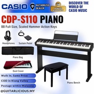 Casio CDP-S110 88-key Electronic Digital Piano with Edifier W600BT Headphone - BLACK ( CDPS110 / CPS