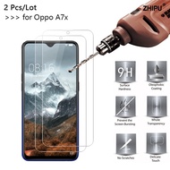 2 Pcs/Lot 2.5D 0.26mm 9H Premium Tempered Glass For Oppo A7x Screen Protector Toughened protective f