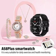 Sets 6 IN 1 A58 Plus Smart Watch Woman Smartwatch Arrivals Christmas