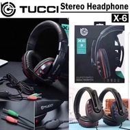 HEADPHONE TUCCI X6 tucci x5 - Tai Nghe Chơi Game Có Mic Logitech Gaming Headphones Mẫu Mới 2023 Ta
