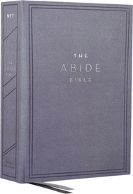 The NET, Abide Bible, Cloth over Board, Blue, Comfort Print：Holy Bible