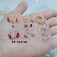 925 SILVER GOLD PLATED CHILDREN'S EARRINGS