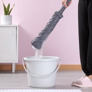 ST/🎫Self-Twist Water Stainless Steel Rotating Mop Household Lazy Hand-Free Washing Mop Head Squeeze Water Line Mop Floor