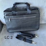 Nautica Laptop Bag Leather with Front Curved Design