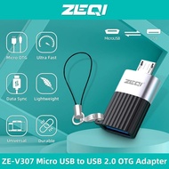 ZEQI ZE-V307 Micro USB to USB OTG Adapter Universal OTG Adapter For Micro USB