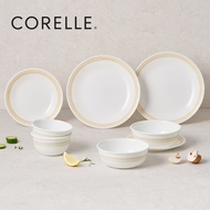 Corelle Jacquard Band 8pc Glass Dinner Set