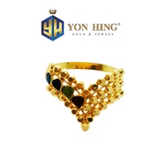 Cincin Design India Saiz 22 Emas 916 Yon Hing