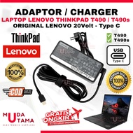 Laptop Charger Adapter Lenovo Thinkpad T490 T490s Type C Original - Laptop Adapter Lenovo Thinkpad T