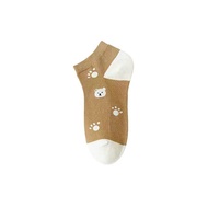 Gratis Ongkir - Kaos Kaki Lucu Korean Style / Kaos Kaki Beruang Cokelat Cute / Kaos Kaki Pendek Gaya