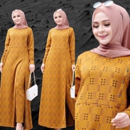 MURAHWHOLESALE SET BAJU BLOUSE DAN SELUAR MUSLIMAH 2 IN 1 SET VIETNAM BORONG