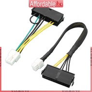 GLO 18AWG Wire-gauge ATX Power Supply Cable Wire 24Pin to 6P for 6Pin Mainboard
