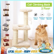 POODEE PETS Malaysia Kitten Climbing Frame Toy Scratcher Plat Bed Durable Cat Tree Play Scratcher Play Bed Toy Kucing