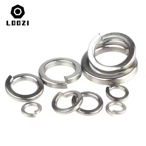 M1.6 M2 M2.5 M3 M4 M5 M6 M8 M10 M12 M16 M20 A2 304 Stainless Steel Split Spring Lock Washer locking 