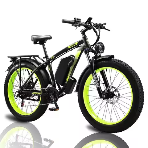 Electric fat bike dual motor two-wheel drive 1000W 17.5ah battery electric bike 26x4.0 inches