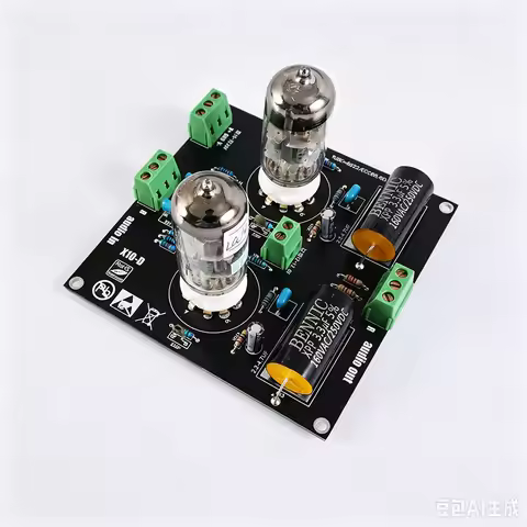Dual ±12V–30V Power Supply British Sound Tube Buffer Preamp Kit, Warm Musical Sound, Hi-Fi Audio Fid