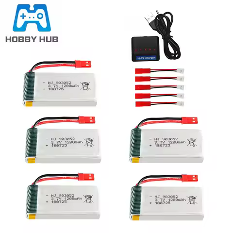 3.7V 1200mAh lipo Battery for H11D H11C Remote Control Helicopter Airplanes batteries 3.7 v 903052 J