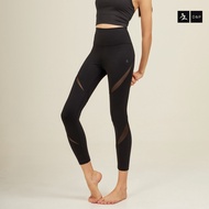 D&P Sport Leggings | ALLways | D-2776 กางเกงเลกกิ้ง ตัดต่อซีทรู กระชับกล้ามเนื้อ ยกสะโพก