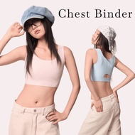 Janest  Chest Binder Seamless Bra  Sport Bra Breathable High Elasticity Pullover