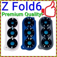 (Replace Crack Glass) NEW ORI Rear Camera Lens Cover Frame SAM(SUNG) Galaxy Z Fold6 /Fold 6 /F956B F