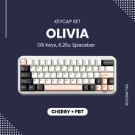 GMK Olivia Keycaps Cherry Profile PBT Dye-Sub for Gaming Mechanical Keyboard