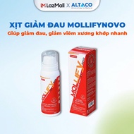Xịt giảm đau nhanh giảm viêm xương khớp giúp massage nóng cơ thể Mollifynovo Novocare 50ml