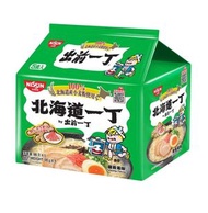 日清 - (北海道產小麥粉 5包裝 豬骨湯味) 出前一丁即食麵 (5包裝) x 1袋